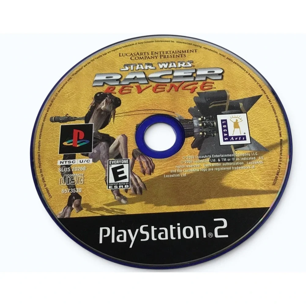 Star Wars Racer Revenge PS2 Complete w/ Manual PlayStation 2